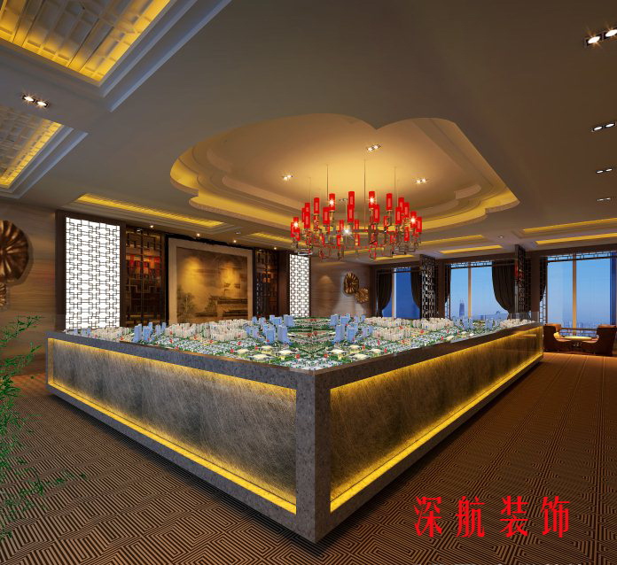 泓泰投資集團(tuán)大堂效果圖